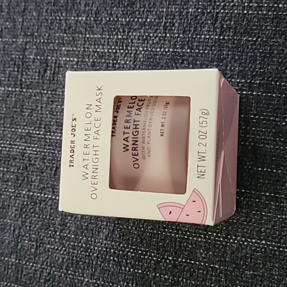 Trader Joe's watermelon overnight face mask